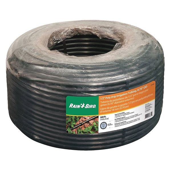 Rain Bird Drip Irrigation Blank Tubing, .7", 500 ft. - T70-500S