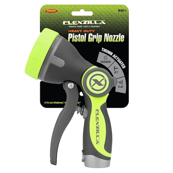 Flexzilla Heavy Duty Pistol Grip Garden Hose Nozzl - NFZG61-E