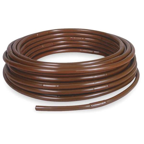 Rain Bird Emitter Tubing, 1/2 in, 100 ft, Brown - ET63-100S