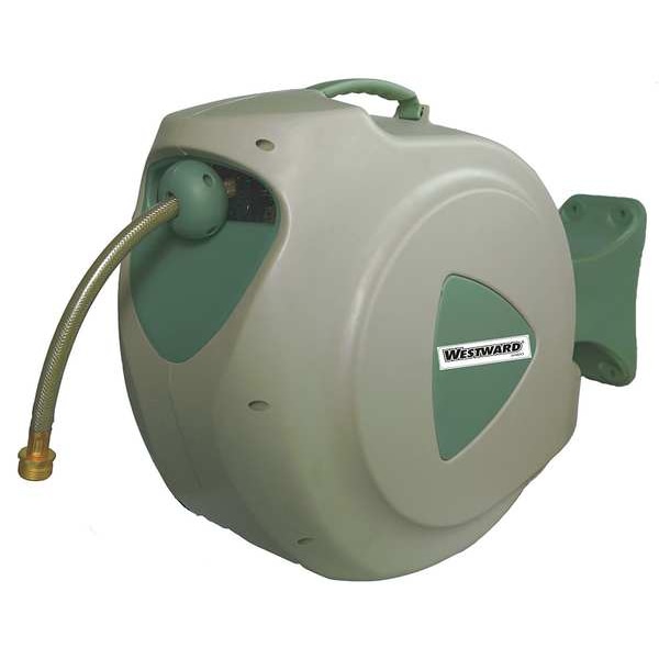 Westward Hose Reel, Polypropylene, 65 ft. - 24AD44