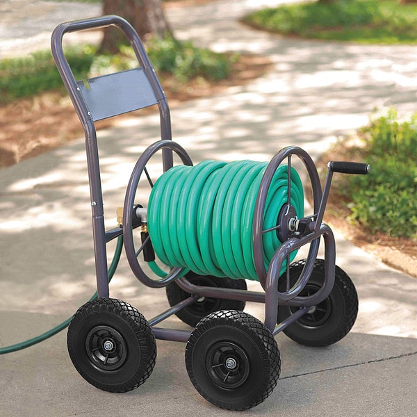 Liberty Garden Garden Hose Reel, Cart, 6 in, Steel - 840-2