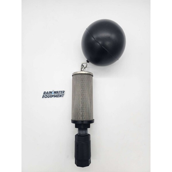 Rainwater Equipment 1 in. Stainless Steel Floating Intake Filter w/ 6' Hose & Check Valve - FIF-1-INCH-CV-NSF-51