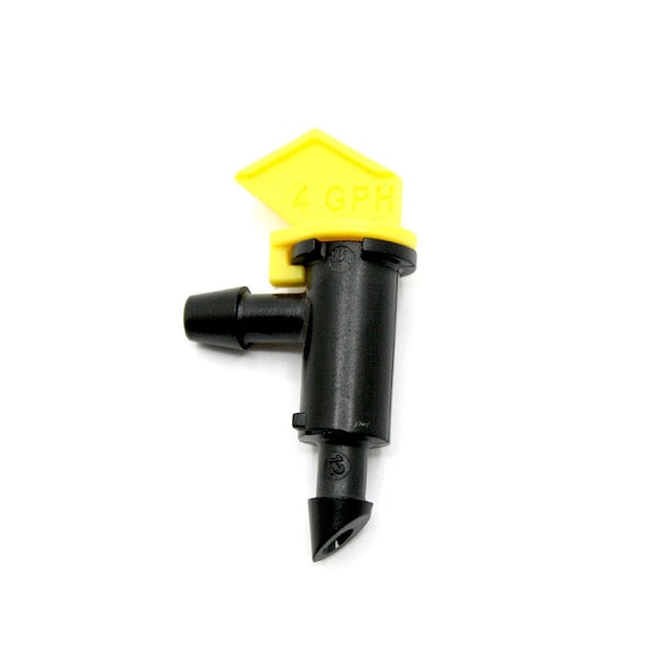 Thrifco Plumbing ETA40Y 4GPH FLAG EMITTR YELLOW - 6821068