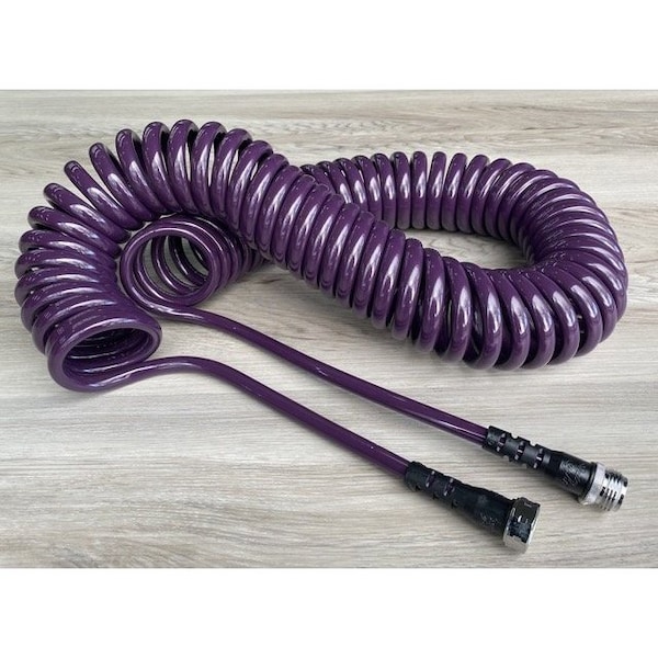 Water Right Professional Coil Hose 50 Ft Coil Hose - Eggplant - PCH-050-EP