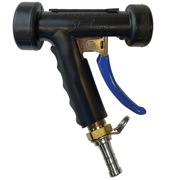 Strahman Washdown Equipemnt M70 Series Black Nozzle HD Cover W 58 Swivel Adapter - M70B0063SW