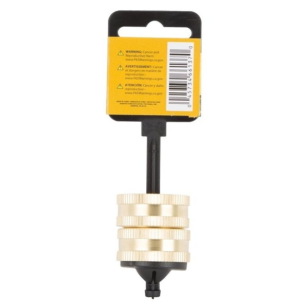 Landscapers Select Swivel Hose Connector, 3/4 x 3/4 in, FNH x FNH, Brass - GHADTRS-10