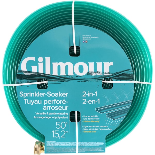 Gilmour Gilmour 5/8 in. D X 50 ft. L Sprinkler/Soaker Hose - 871421-1002