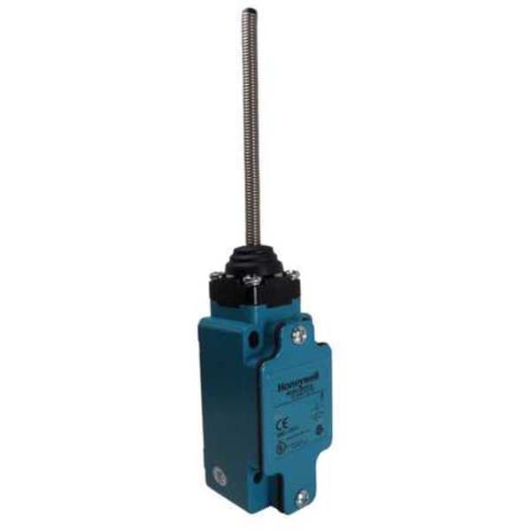 Interruptor de límite Honeywell, bigote de gato, palanca oscilante, 2NC/2NO, 10A @ 600V AC, Ubicación del actuador: arriba - GLAA20K8C