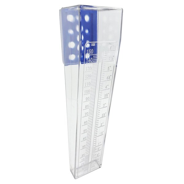 Thrifco Plumbing 6 Inch Heavy Duty Mountable Outdoor Rain Gauge - 8430327