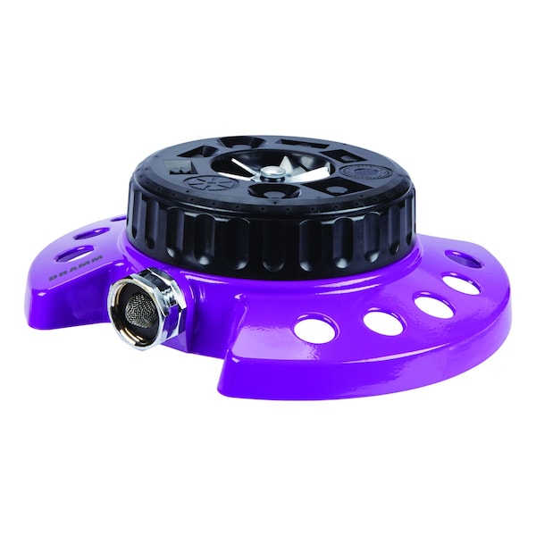 Dramm Dramm ColorStorm Metal Sled Base 9-Pattern Turret Sprinkler 575 sq ft 1 pk - 10-15020