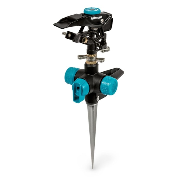 Propation 5800 sq. ft. Heavy Duty Metal Spike Base Impulse Sprinkler - PR1678808