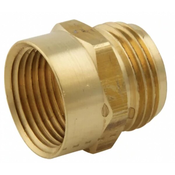 American Imaginations 0.75 in. x 0.75 in. Brass Hose Adapter - AI-35574