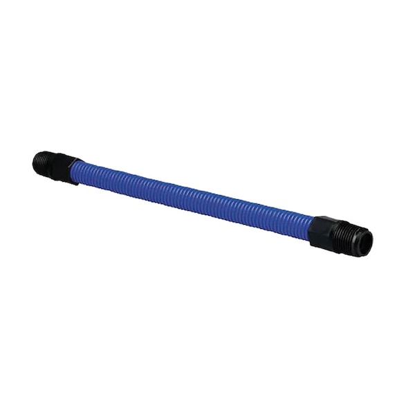 Thrifco Plumbing 1/2 Inch MIP x 1/2 Inch MIP x 18 Inch Long Cobra Flexible Sprin - 6620313