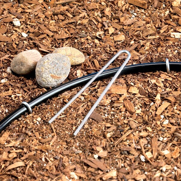 Raindrip Raindrip For 1/4 in. Tubing Drip Irrigation Tubing Stake 3.5 in. H 20 pk - R396CT