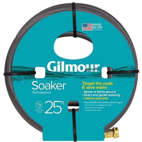 Gilmour Soaker Hose, 25 ft L, Vinyl - 827251-1001