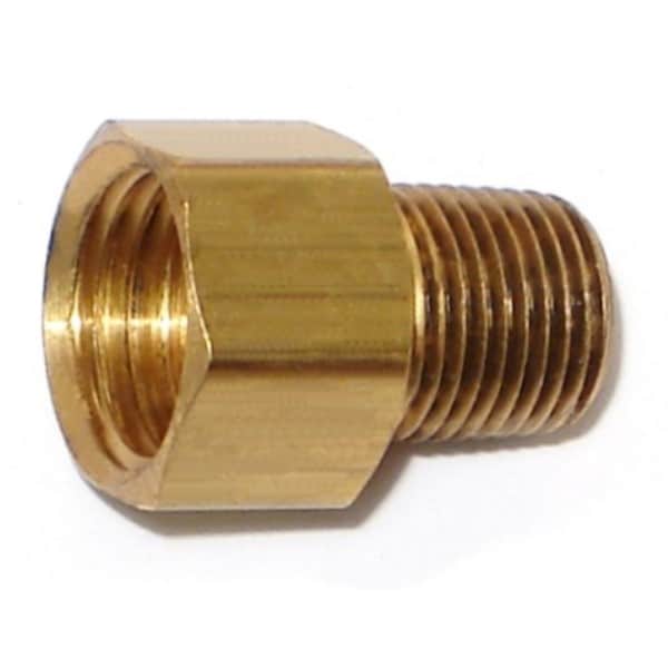 Midwest Fastener 1/4FIP x 1/4 Brass Male Connectors 5PK - 76364