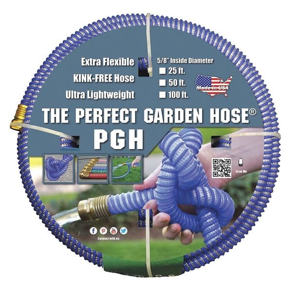 Tuff Guard Water Hose, Rubber/Plastic, 5/8 in., 25 ft. - 001-0106-0300