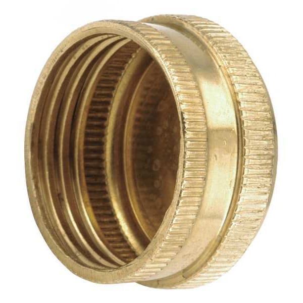 Zoro Select Cap, Low Lead Brass, 500 psi, 3/4 in.GHT - 707404-12
