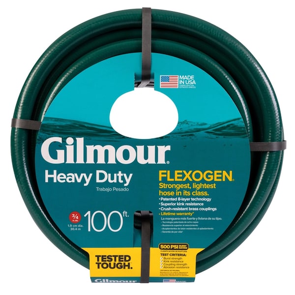 Gilmour Gilmour Flexogen 3/4 in. D X 100 ft. L Heavy Duty Garden Hose - 843001-1002