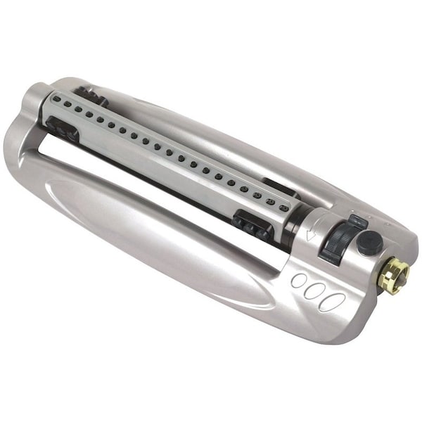 Landscapers Select Turbo Sprinkler, Female, Rectangle, Aluminum - YM18051