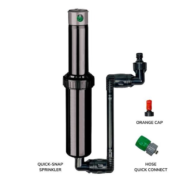 Autowater Irrigation Autowater QSK-741 Quick Snap in Ground 5 in. Pop Up Adjustable Sprinkler with Quick Hose Connector - QSK-741