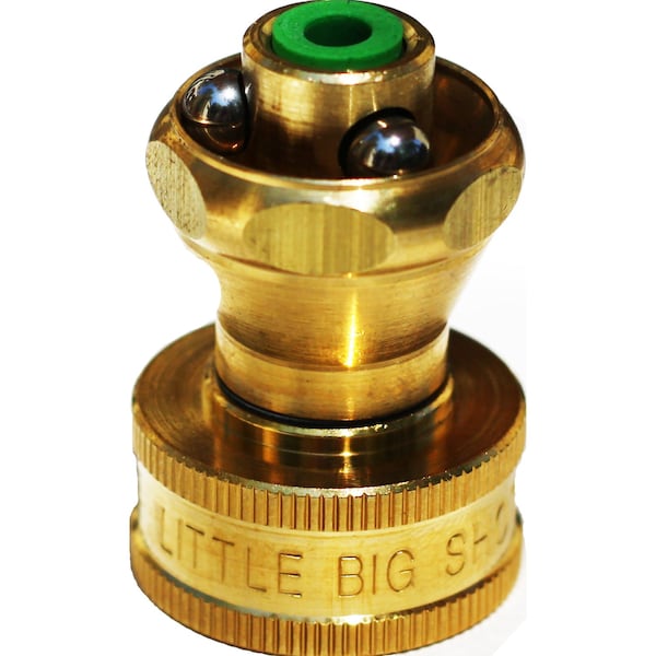 Little Big Shot Little Big Shot 3 Pattern Adjustable Continuous Brass Hose Nozzle - LBS-106