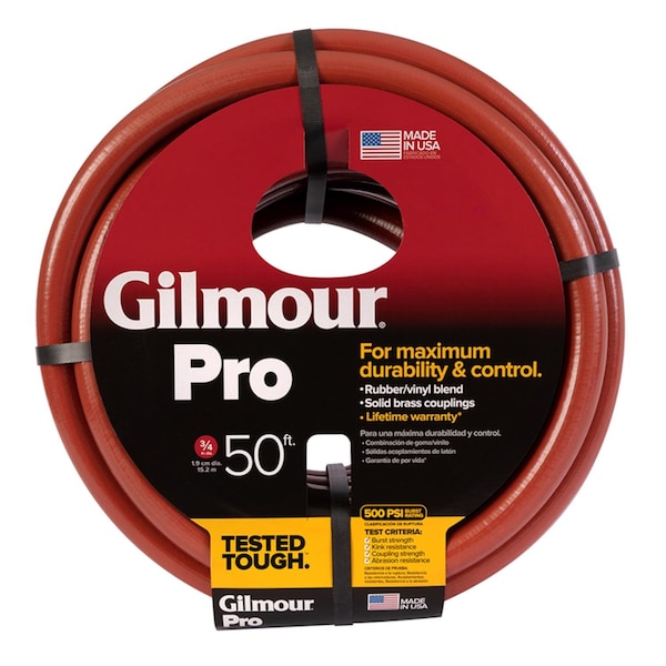 Fiskars Gilmour Pro 3/4 in. D X 50 ft. L Heavy Duty Professional Grade Garden Hose - 840501-1004