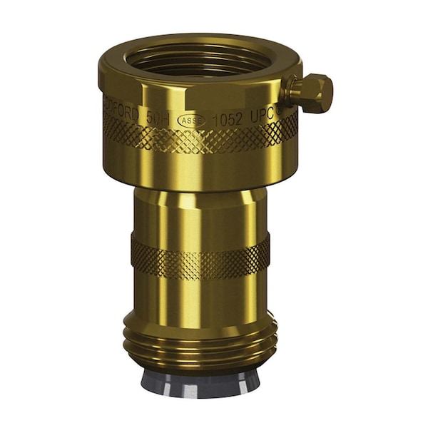 Woodford Manufacturing Add-On Hose Connection, 3/4" Threadsx3 - 50H-BR