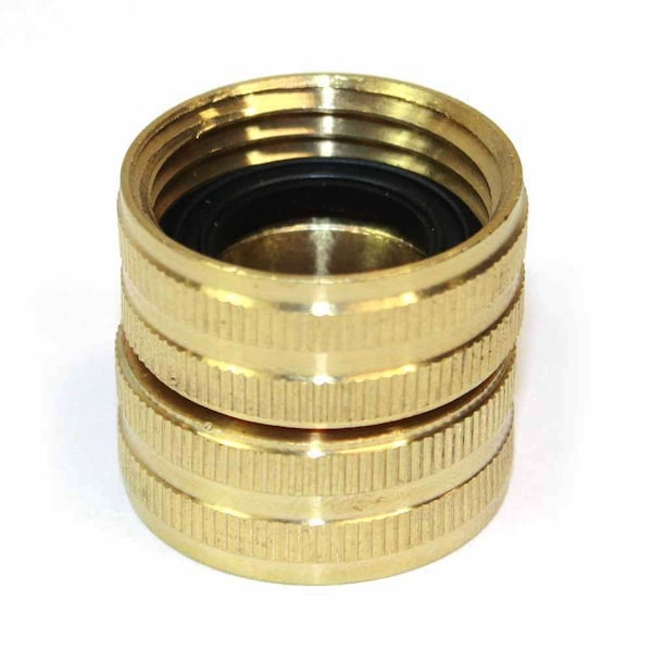 Interstate Pneumatics 3/4 Inch GHT Female x 3/4 Inch GHT Female Water Hose Fitting - Swivel, PK 50 - FGF00S-50K