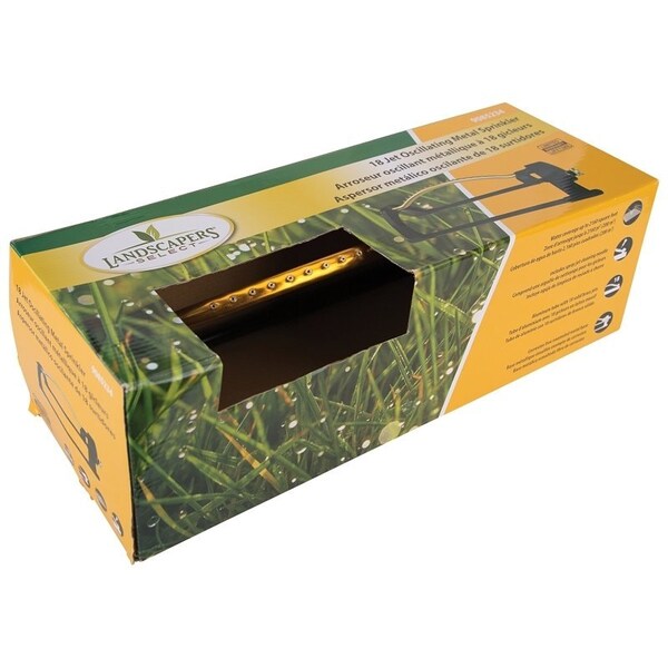 Landscapers Select Lawn Sprinkler, Female, Rectangle, Zinc - GO153-1