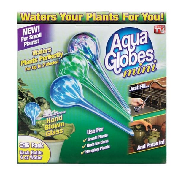 Aqua Globe AQGMINI6 6 oz Mini Aqua Watering System 2 to 4 in. - AQ10570