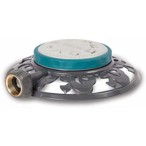 Gilmour Gilmour Metal Ring Base 8-Pattern Turret Sprinkler 1225 sq ft 1 pk - 859563-4001