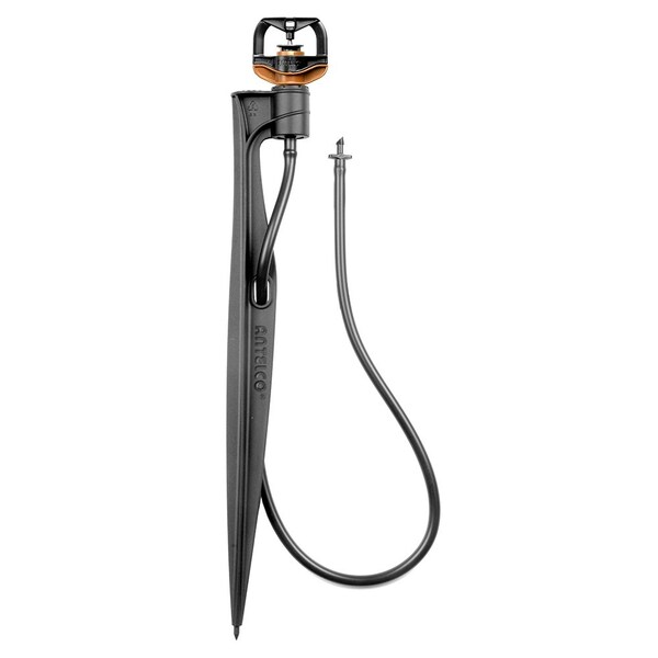 Thrifco Plumbing Rotor Rain Plus Assembled on Stake with 24 Inch Tube & Adaptor - 9421451