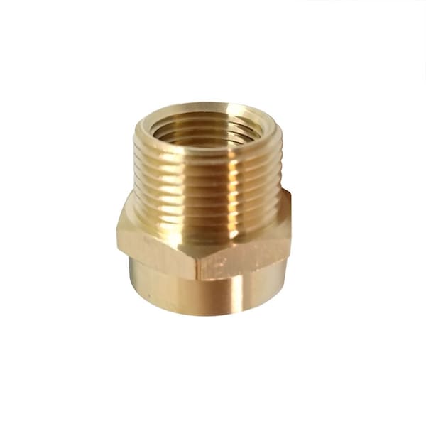 Thrifco Plumbing 3/4 Inch Female GHT X 3/4 Inch MIP X 1/2 Inch FIP Fitting - 4400307