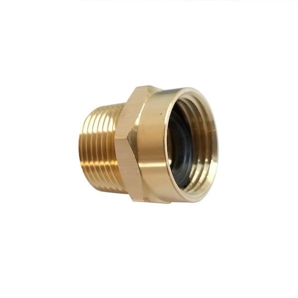 Thrifco Plumbing 3/4 Inch Female GHT X 3/4 Inch MIP X 1/2 Inch FIP Fitting - 4400307