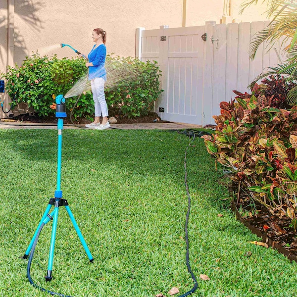 Snow Joe Aqua Joe HD Sprinkler  Mister W Metal Tripod Base - AJ-6PSTB-MAX