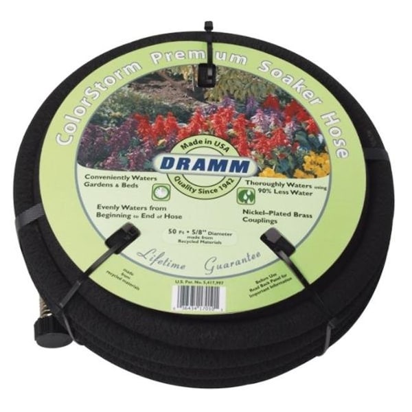 Dramm Dramm Corporation DRM1017010 Color Storm 50 ft. Soaker Hose - DRM1017010