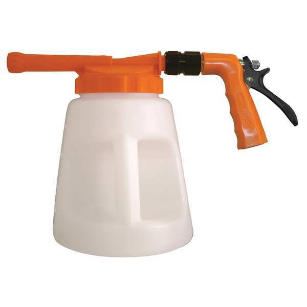 Sani-Lav Foamer, Plastic, 3/4 In GHT, 96 oz, Orange - N2F