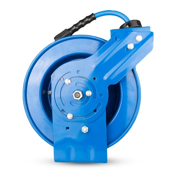 Tough Tek Tough Tek Rubber Pressure Washer Single Arm Hose Reel  NM 1/4" x 100' - M22 - TTPWR14100-NM-M22