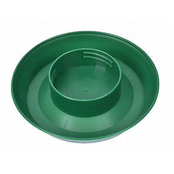 Patioplus Screw-On Poultry Watering Base for Quart Jar; Green - PA931764