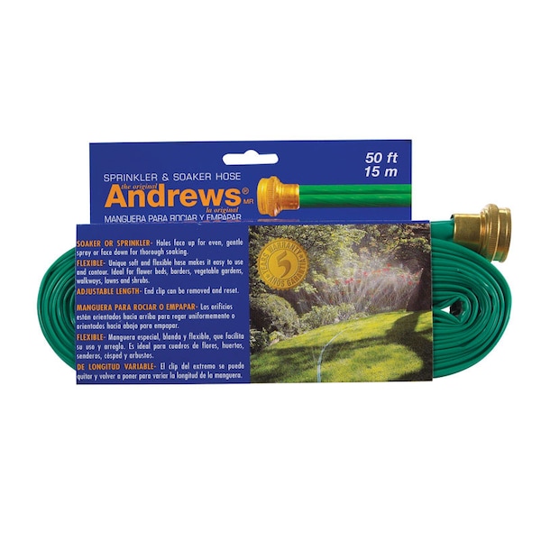 Am Andrews Andrews 1 in. D X 50 ft. L Medium Duty Sprinkler/Soaker Hose - 10-12348