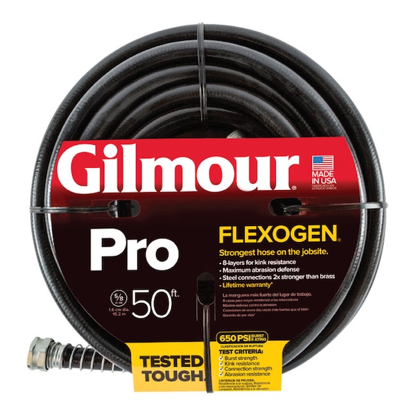 Gilmour Gilmour Pro Flexogen 5/8 in. D X 50 ft. L Professional Grade Garden Hose - 865801-1003