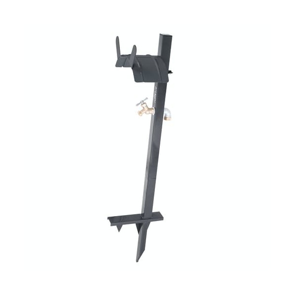 Aqua Joe Garden Hose Stand, Grey - SJ-SHSBB-GRY