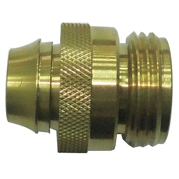 Westward Hose Connector, Male, Brass, 100 psi - 20KP38
