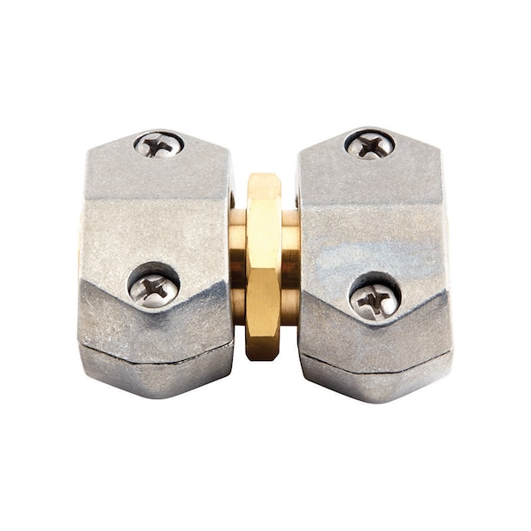 Gilmour Gilmour 5/8 & 3/4 in. Brass/Zinc Hose Mender - 831304-1001