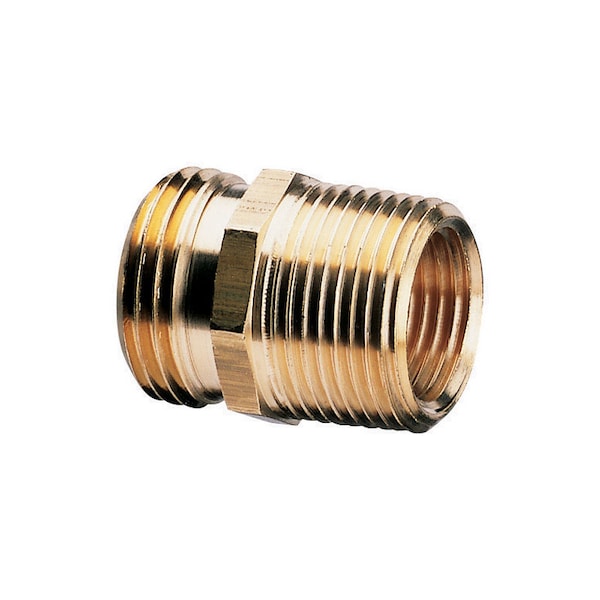 Gilmour Gilmour 3/4 in. Brass Threaded Double Male Hose Connector - 877054-1001