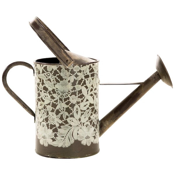 Gaibu 17 x 14 in. Vintage Garden Watering Can - Metal Lace - GA2585585