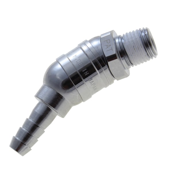 Free-Angle Fitting, Free-Angle, 3/8" Hose Barb x 1/4" Male NPT - NFAB-N2M-3