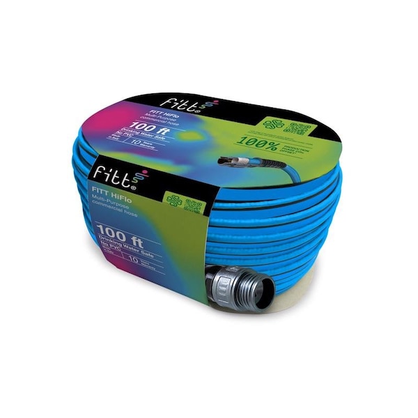 Fitt Fitt HiFlo 100 ft. L Medium Duty Commercial Grade Lightweight Garden Hose - FFH51200
