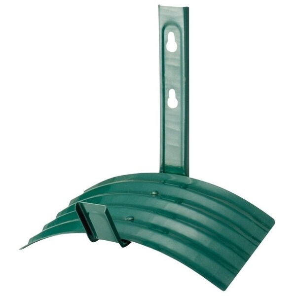 Landscapers Select Hose Hanger, 60 ft Capacity, Metal, Matte Green, Powder-Coated, Wall Mounting - GB-5227-3L